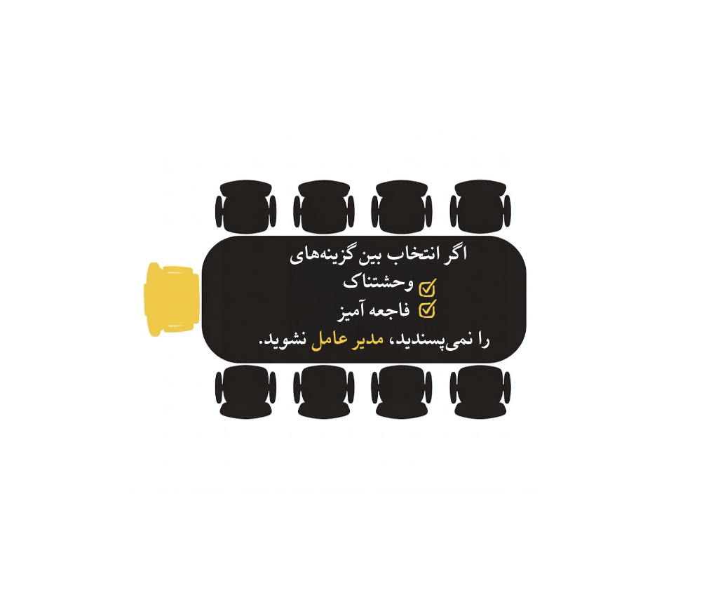 مدیرعامل باید به انتخاب سخت عادت کند